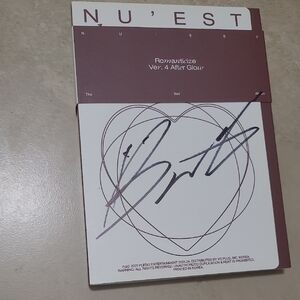 NU'EST The 2nd Album Romantize Ver.4 After Glow Baekho Signed